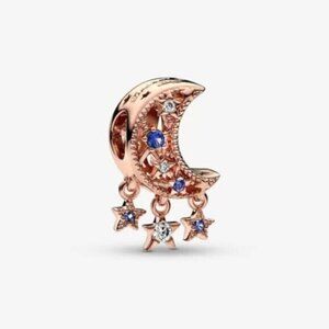 Pandora Star & Crescent Moon Charm